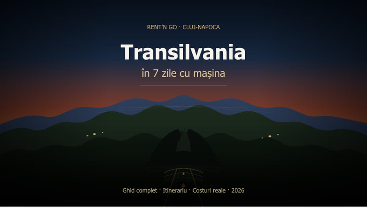 Transilvania în 7 Zile cu Mașina Închiriată: Itinerariu Complet cu Costuri Reale și Rute GPS (2026)